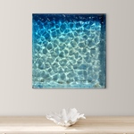 現品有り　現画販売　アートパネル  水面　NO.56 凪　20×20cm 濵村裕二　