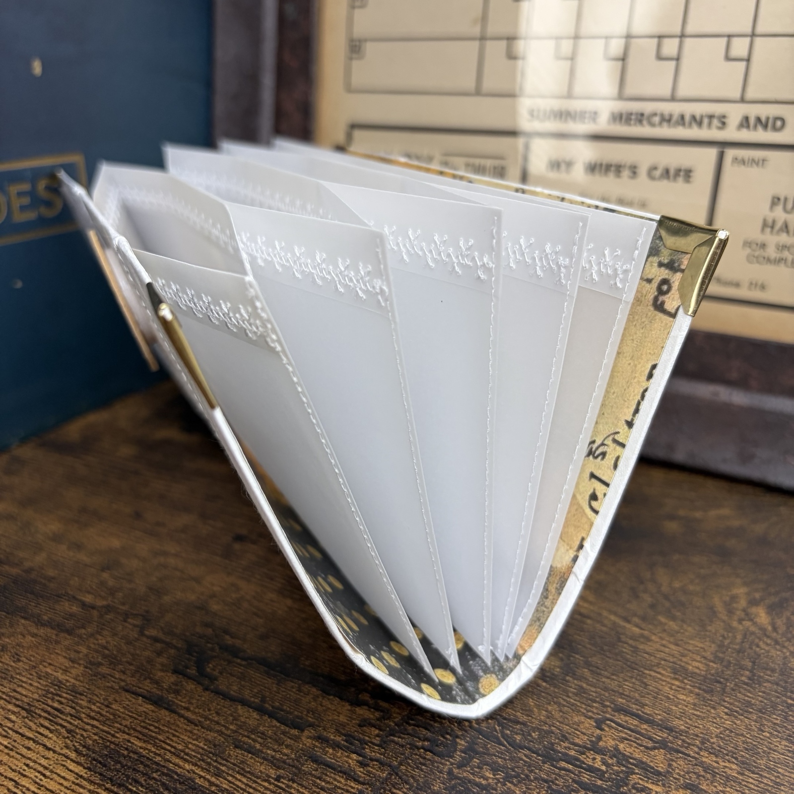 sold out 【ミニサイズ】タイベック蛇腹ファイル #121 おすそ分け 収納
