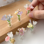 【ランダム】ビーズのお花ブーケ (ミニチュア花瓶)