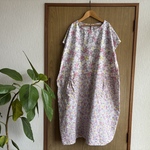 SALE*グレー花柄フレンチバルーンOP**A