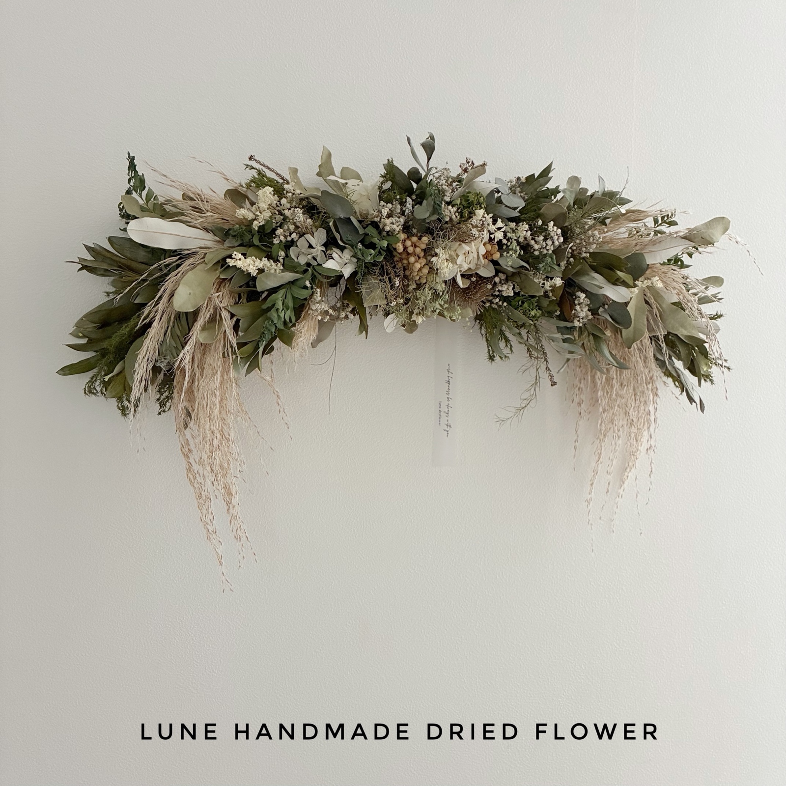 ドライフラワースワッグ クリスマス 横長スワッグ - LUNE GALLERY