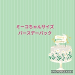 ミーコちゃんバースデーパック Ｎｏ．1