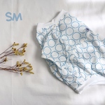 【SM】サークル柄のひんやりお洋服(カルピスブルー)(半袖)