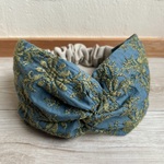 ＊　すっきりクロス　フラワー刺繡ヘアバンド　＊