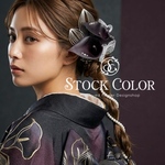 八重咲きリリィ(ユリ)のヘッドドレス/ヘアアクセサリー＊結婚式・成人式・ウェディングドレスに