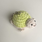 もこもこ亀さんキーホルダー