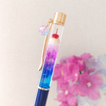 * 紫陽花色 * アイスが溶け始めた  クリームソーダ ボールペン