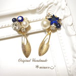 *煌めくstarビジューピアス*