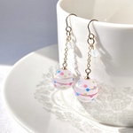 ヨーヨー　（ミルク）　ピアス/イヤリング/樹脂ピアス/樹脂ノンホール  レジン　水風船　