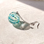 ヨーヨー　（ラムネsize_XL）　片耳/ピアス/イヤリング/樹脂ピアス/樹脂ノンホール  レジン　水風船　