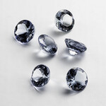1粒売り　宝石質ゾイサイトAAA ルース ラウンドファセットカット3×3mm