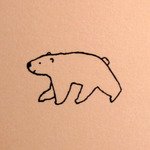 ホッキョクグマはんこ＊Lily.