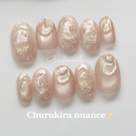 【200】ニュアンスネイル マグネットネイル✨️ ネイルチップ 🧊💖
