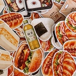 petit marche フレークシール 「お昼ご飯」