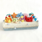 ティッシュカバー　あみぐるみ　海に行こう！