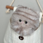 ぽてころ猫のぬいぐるみキーホルダー | トープ