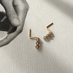 Reflet（ルフレ）/14kgf キャッチレスZピアス #22