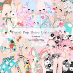 【受注販売】Pastel Pop Retro Girlsまとめセット