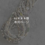 hit＊＊＊様 専用ページ  (6/5(金)迄)