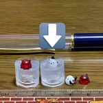 シマエナガモールド(0.7cm)小鳥のシリコン型 空洞ボールペンに入るサイズ