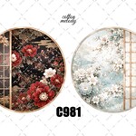 original sticker « no.C981 »     //     人物ステッカー オリジナルステッカー オリジナル人物ステッカー ステッカー cotton melody