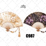 original sticker « no.C987 »     //     人物ステッカー オリジナルステッカー オリジナル人物ステッカー ステッカー cotton melody