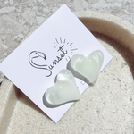 【再再販】SEA Heart/ピアス イヤリング 波