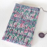 新書本　リバティ プリント使用　ブックカバー　*　エリジアン・スモック　　Elysian Smock