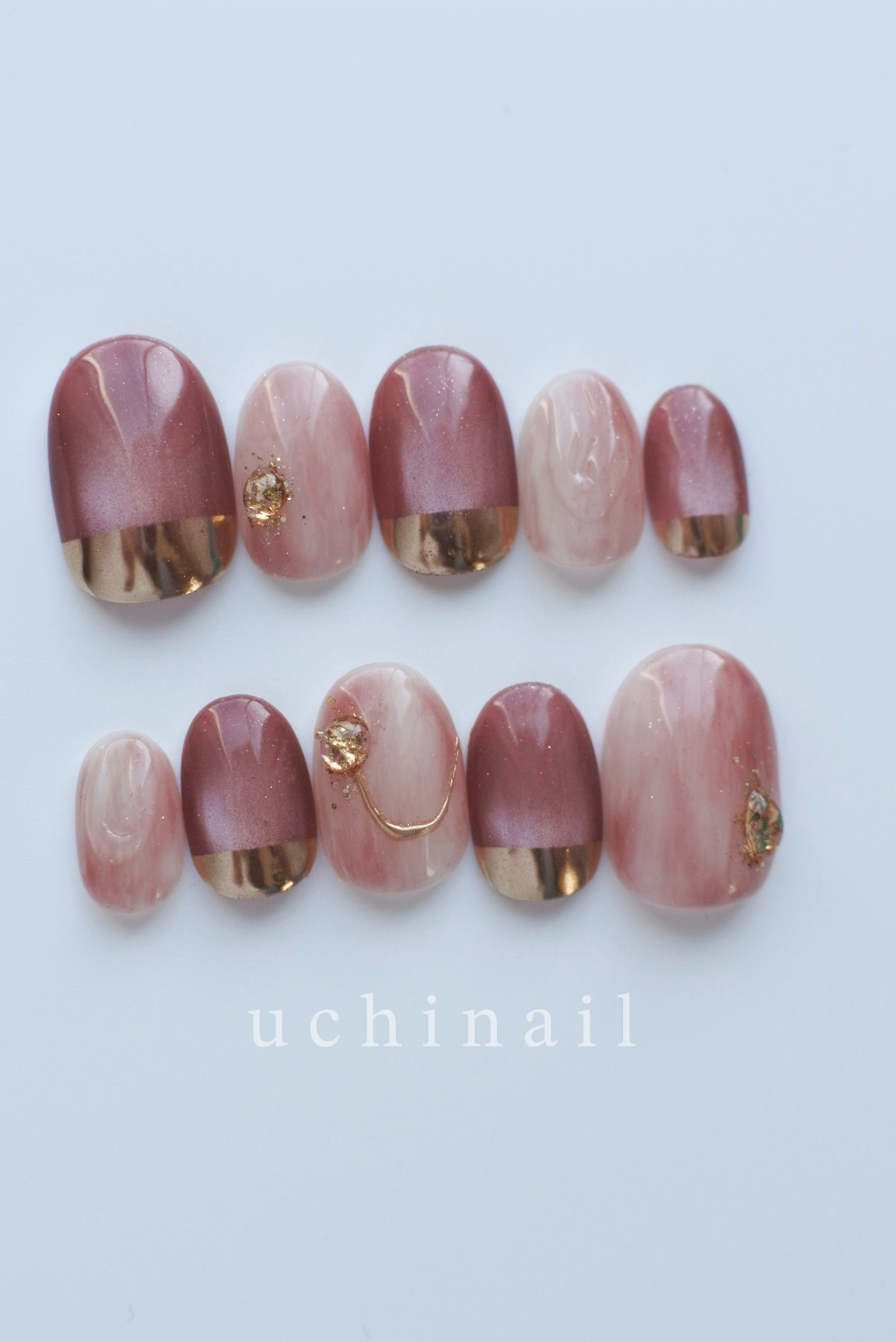 再販(no.11)チョコブラウンネイル - uchi nail | minne byGMOペパボ