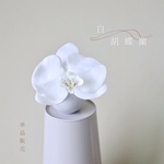 髪飾り〈 単品胡蝶蘭 〉　胡蝶蘭　胡蝶蘭飾り　胡蝶蘭アクセ　胡蝶蘭アクセサリー　胡蝶蘭髪飾り　和装髪飾り　前撮り　後撮り　白無垢ヘアアクセサリー　成人式ヘアアクセサリー　振袖　白無垢　色打掛　結婚式