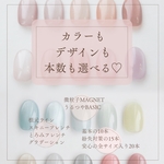カラーもデザインも本数も選べる！初めてでも安心の【全サイズ入り20本セット新登場】微粒子MAGNETカラー ✴︎︎*･うるつやBASICカラー✴︎︎*･あなただけのお気に入りを見つけてください♡