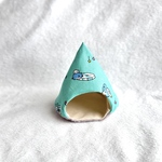 ハムスターのコットンテント⛺ペンギン ビビッドグリーン