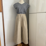 ☆SALE リネン&コットン　フレアーパンツ✨
