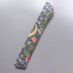 扇子ケース　扇子入れ　女性用　インド刺繍リボン　夏月夜