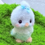 あみぐるみ キーホルダー インコちゃんm148