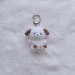 いぬポシェット付きのわんこ　キーホルダー