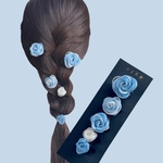 【現品販売】ミニ薔薇ヘアクリップランダムセット
