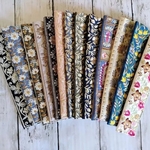 【両面】印度刺繍リボンの扇子入れ