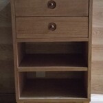 p様専用 ナチュラル色の引き出し付きオープンラック