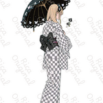 [Rainy50] レイニー☔️シリーズ🌷　RICA オリジナルステッカー　人物ステッカー　女の子　コラージュ素材