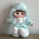 人形　抱き人形　あかちゃん　水色