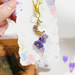 ♡レジン紫陽花うさぎさんキーホルダー♡