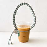 【名入れ可】パラコード カップホルダー ペットボトルホルダー ドリンクホルダー カーディガンホルダー オフィス テイクアウト