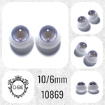 10869 ✤ 10/6mm ドール用アイチップ 3DTYPE