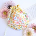 初夏の花畑｜花咲くまんまる巾着｜大人可愛い小物入れ・ギフトにも◎