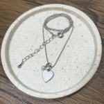 【あかりん様専用】💚ハートモチーフミニネックレス