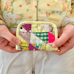 パッチワークミニ財布「kimono pop」