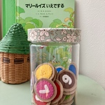 言葉の数が増える！おしゃれボトルポットン落とし★モンテッソーリ、知育玩具、知育おもちゃ、フェルトおもちゃ