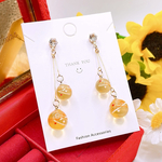 ✨️数量限定❣️ 数量限定❣️ 大人可愛い 和風アクセサリー ヨーヨー 水風船 ピアス イヤリング 花火大会 浴衣 レディース アクセサリー ハンドメイド 夏祭り お洒落✨黄色 イエロー💛