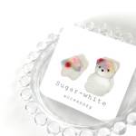 sugar candy bear ~soda collection~ ✵ シュガーキャンディベアの指輪  《 クリアクリームソーダ 》  ピアス / イヤリング ✨金具の色選べます